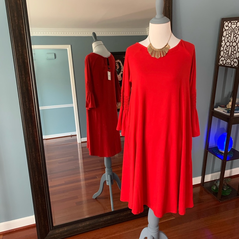 Walker Dress - Red
